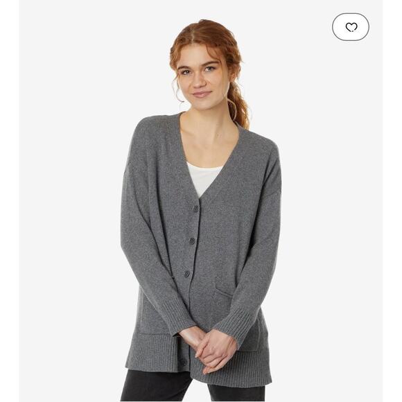 Eileen Fisher Organic Cotton Cashmere Blend Button Front Cardigan Size XS / PP - Picture 1 of 11